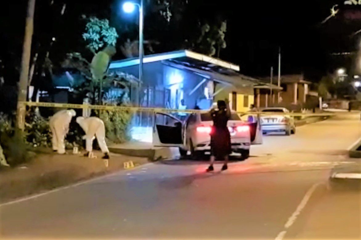 Shooting scene